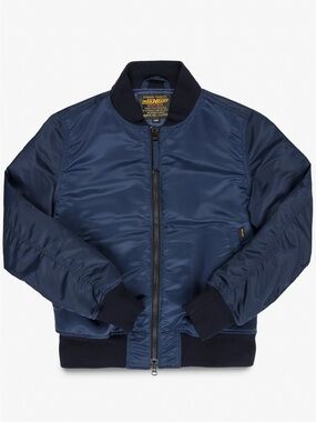 NWT Iron Heart IHM-50-NAV 4.8oz Nylon Type L-2B Jacket - Navy